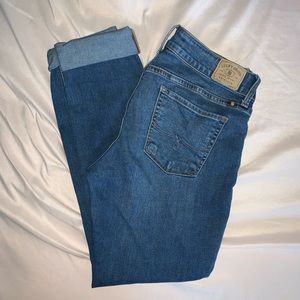 lucky brand dark wash skinny jeans